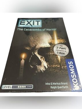 EXIT The Game The Catacombs of Horror Sealed Escape Room Board Game